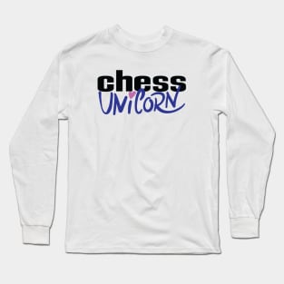 Chess Unicorn Long Sleeve T-Shirt